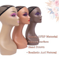 Female Makeup Display Wig Mannequin Heads For Wigs